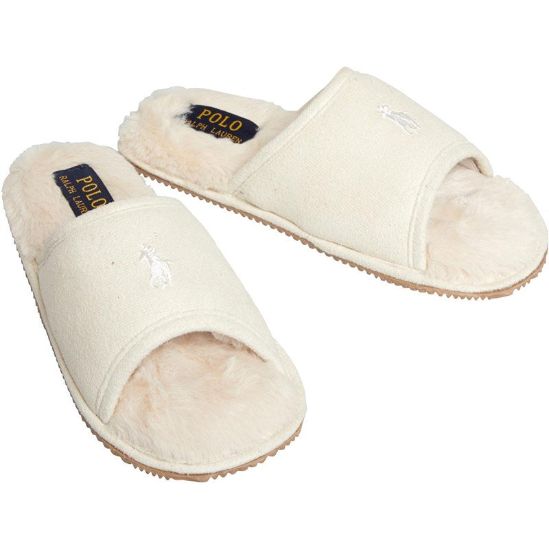 RALPH LAUREN WOMENS ANTERO II MULE SLIPPERS CREAM Gian Santino