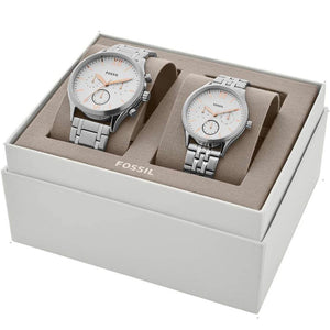 FOSSIL - FENMORE STAINLESS STEEL WATCH SET BQ2468SET