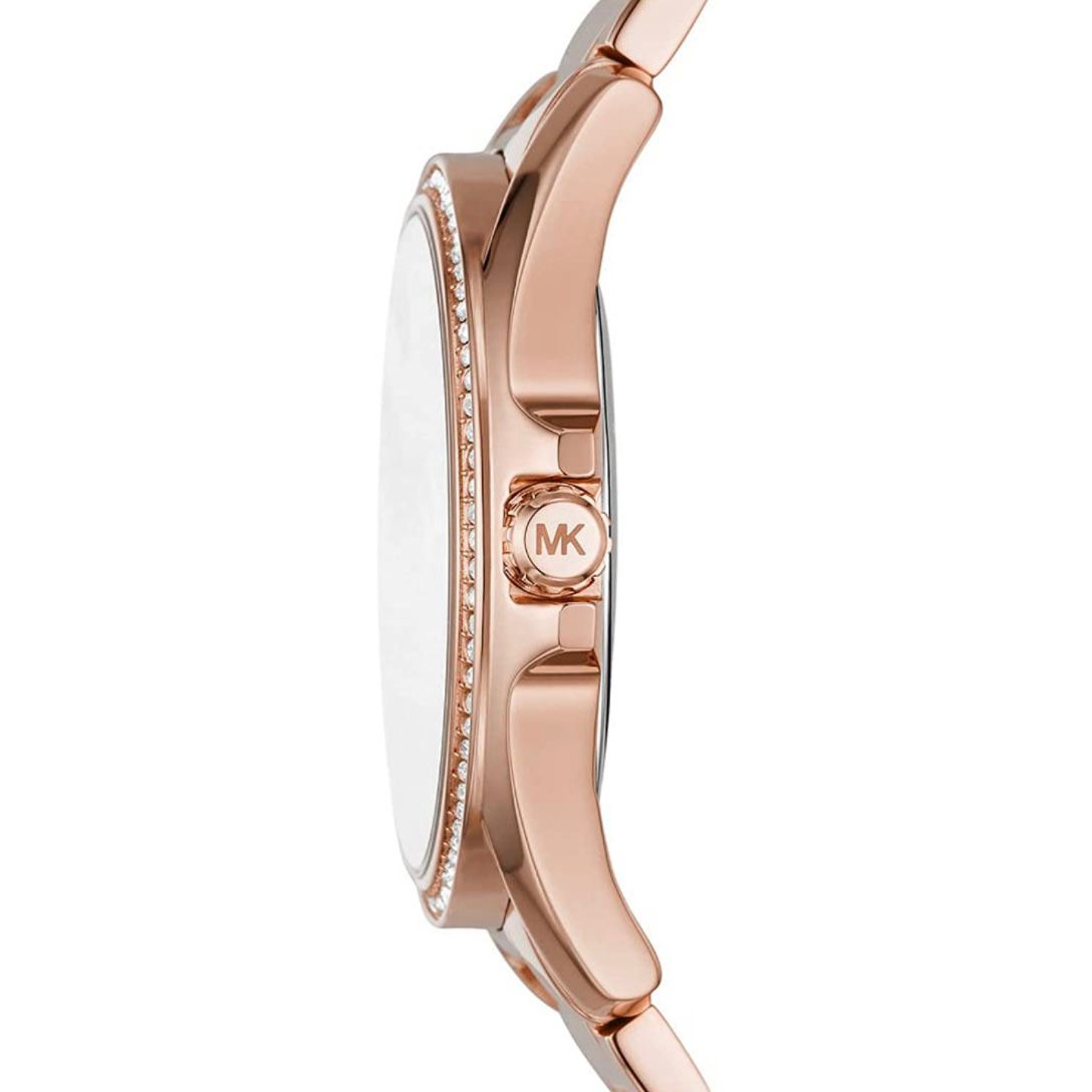 MICHAEL KORS - WOMENS 3-HAND MOVEMENT KACIE ROSE GOLD WATCH MK6930