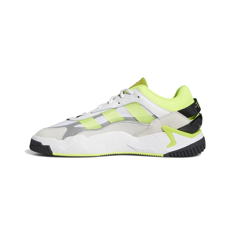 ADIDAS - ORIGINAL MENS NITEBALL WHITE/SOLAR YELLOW/BLACK