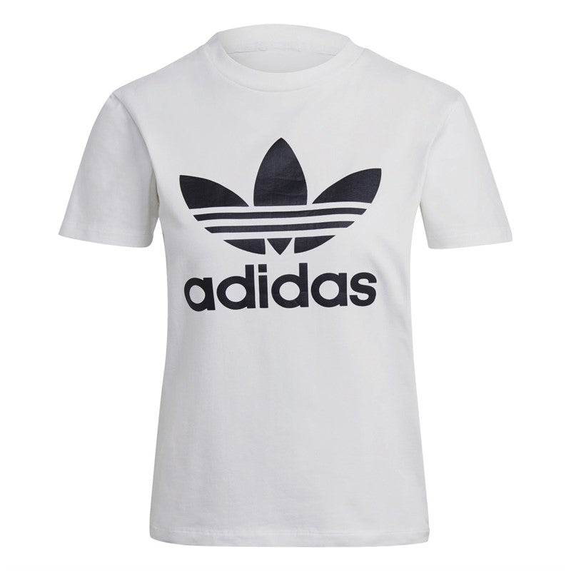 ADIDAS - WOMENS ADICOLOR CLASSIC TREFOIL T-SHIRT WHITE