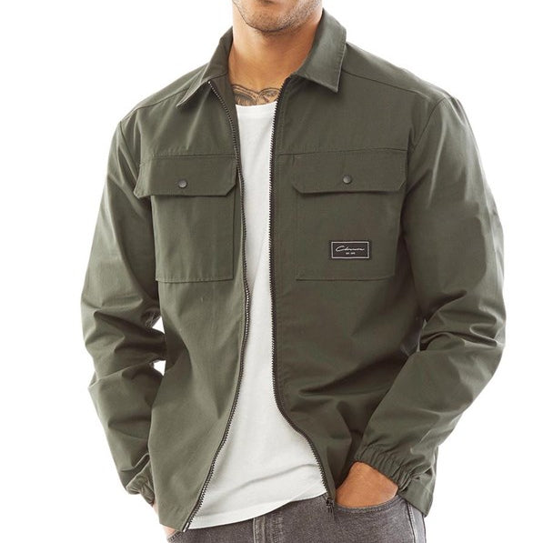 CLOSURE LONDON - MENS UTILITY OVERSHIRT KHAKI