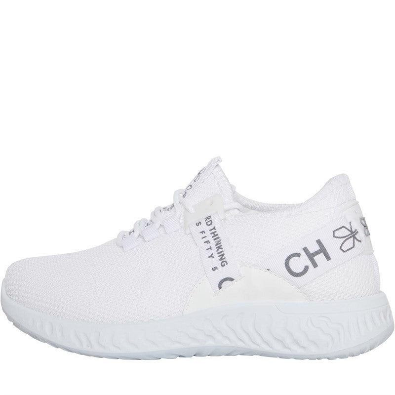 CROSSHATCH - JUNIOR BOYS CEAZE TRAINERS WHITE