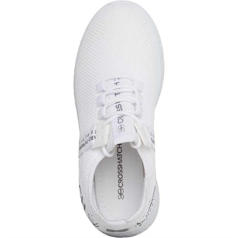 CROSSHATCH - JUNIOR BOYS CEAZE TRAINERS WHITE