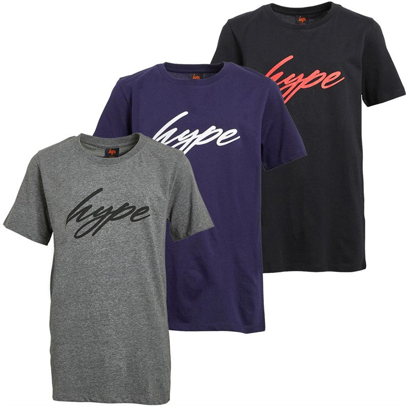 HYPE BOYS - BOY MULTICOLOUR 3-PACK T-SHIRT