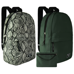 KENDALL+KYLIE - 2 PACK WASHABLE BACKPACK BEIGE/GREEN