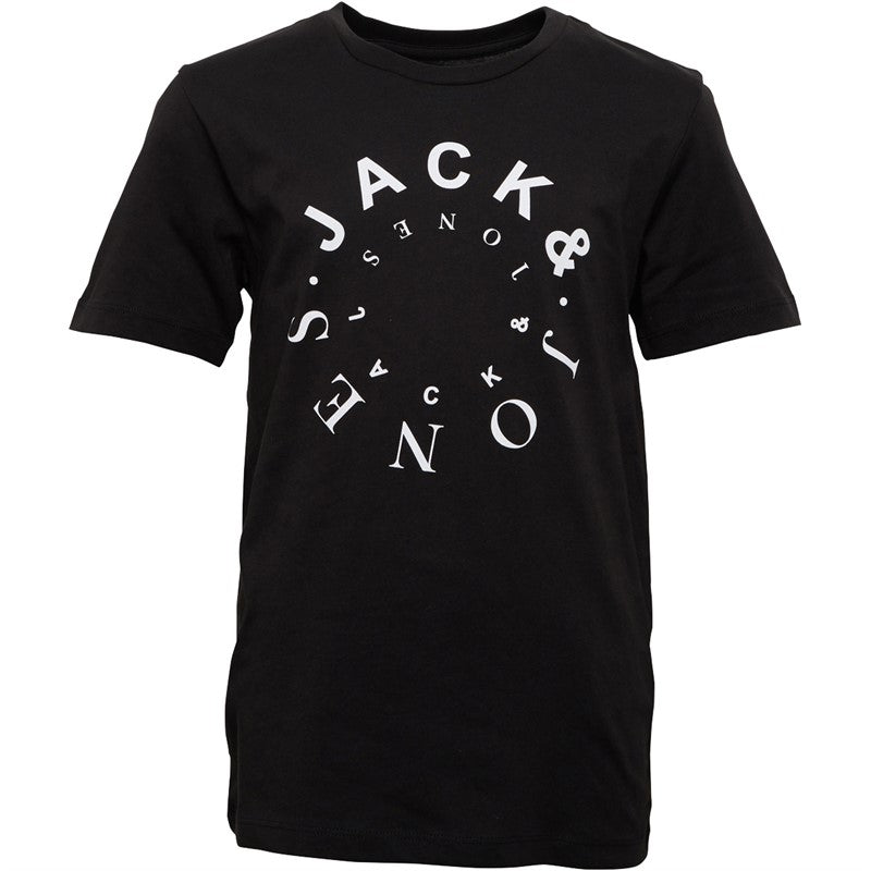 JACK AND JONES - BOYS NETO BLACK T-SHIRT