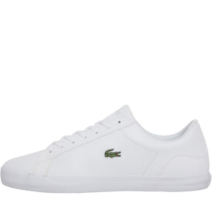 LACOSTE - MENS LEROND BL TRAINERS WHITE