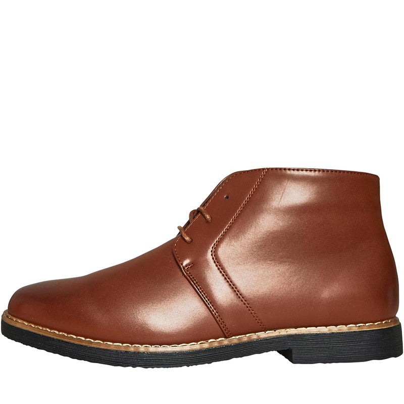 FRENCH CONNECTION - MENS CASUAL CHUKKA BOOTS TAN