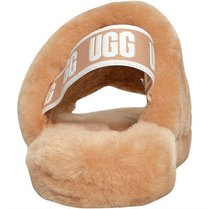 UGG® - GIRLS FLUFF YEAH SLIDE SLIPPERS CHESTNUT
