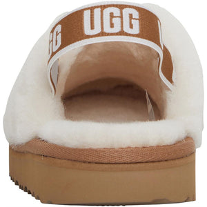 UGG® - GIRL FLUFF YEAH CLOG SLIPPERS NATURAL ECRU