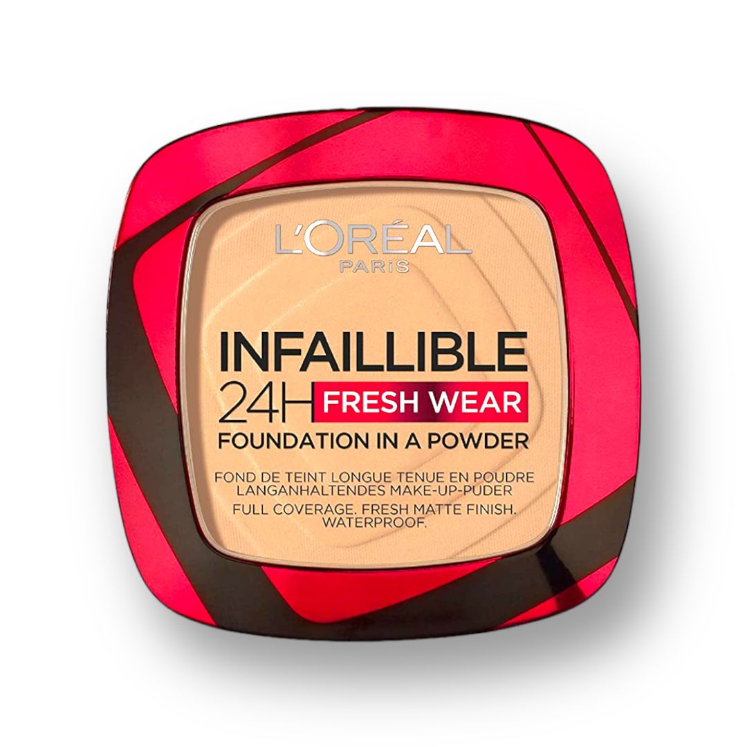 L'OREAL PARIS INFALLIBLE 24HR FRESH WEAR POWDER FOUNDATION - 200 - GOLDEN SAND