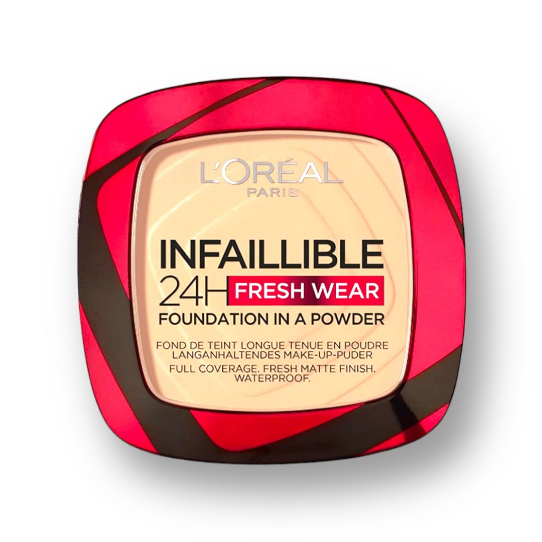 L'OREAL PARIS INFALLIBLE 24HR FRESH WEAR POWDER FOUNDATION - 040 - CHASHMERE