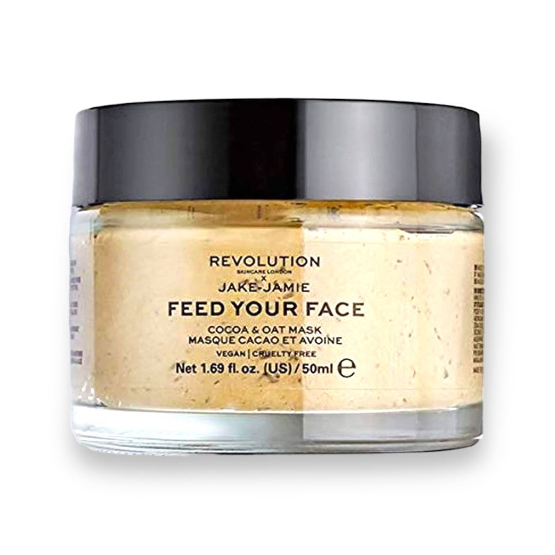 REVOLUTION SKINCARE LONDON X JAKE-JAMIE - FEED YOUR FACE - COCOA & OAT 50ml