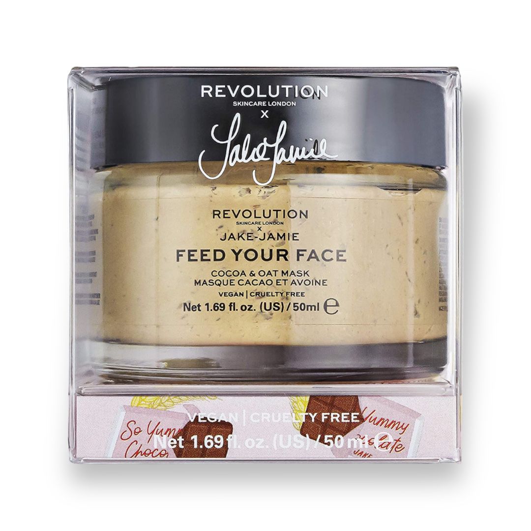 REVOLUTION SKINCARE LONDON X JAKE-JAMIE - FEED YOUR FACE - COCOA & OAT 50ml