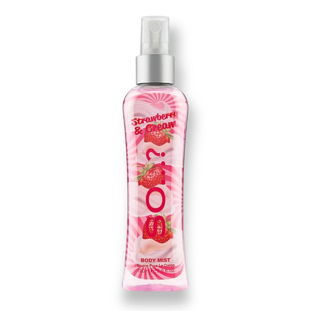 SO...? - STRAWBERRY & CREAM BODY MIST SPRAY 100ml