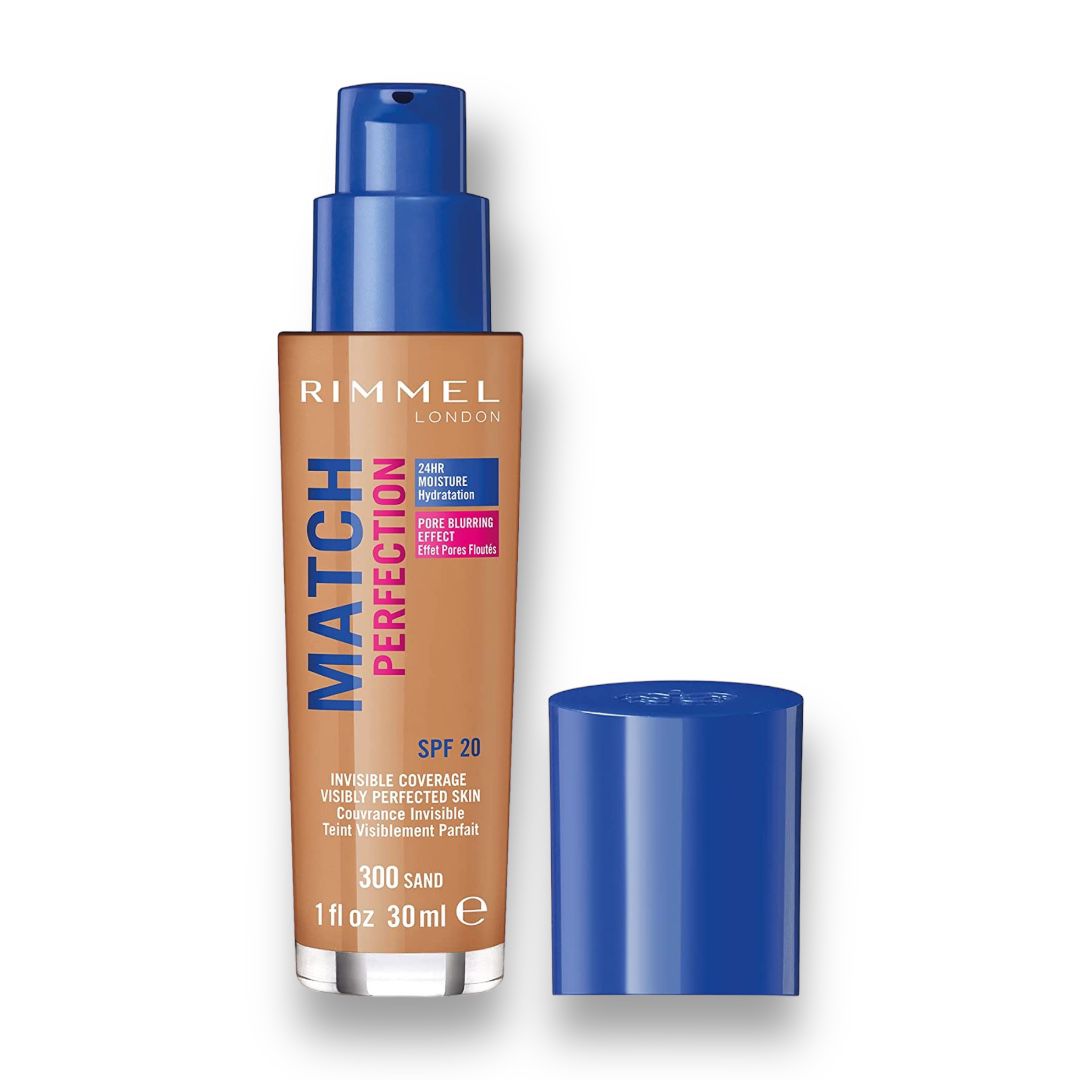 RIMMEL LONDON - MATCH PERFECTION FOUNDATION 30ml -  300 SAND