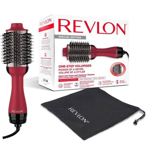 REVLON - ONE STEP HAIR DRYER AND VOLUMIZER - RED