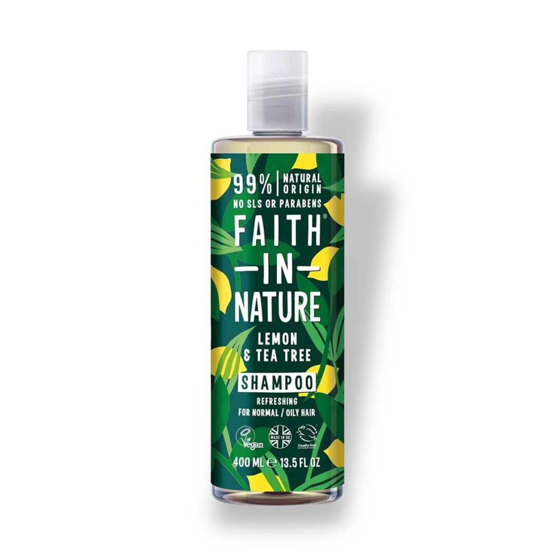 FAITH IN NATURE - NATURAL HAIR SHAMPOO 400ml (V) - LEMON & TEA TREE