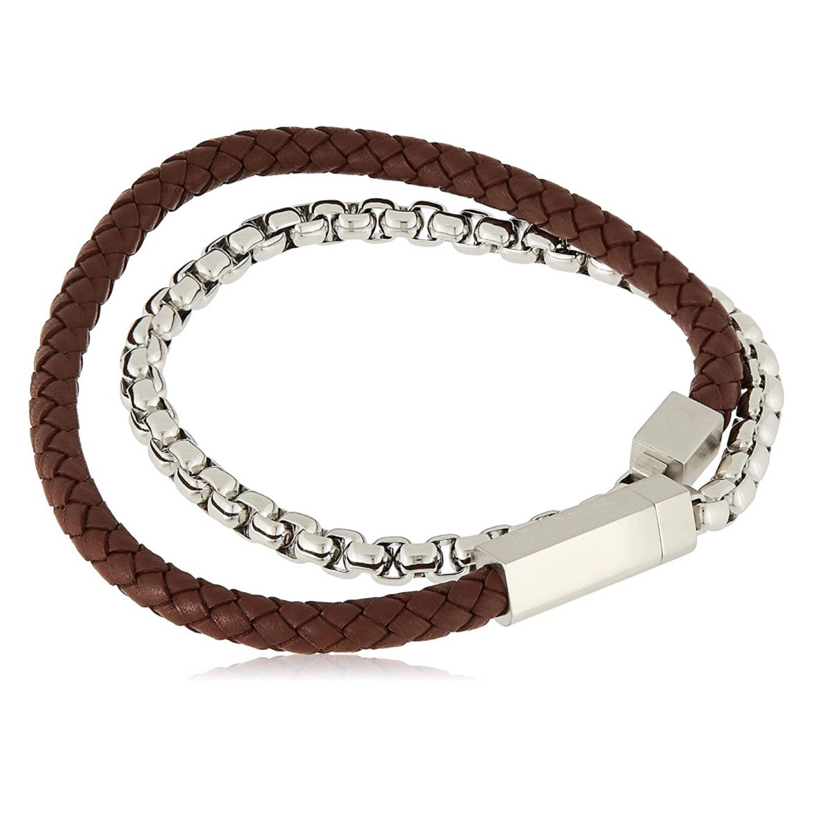 HUGO BOSS - MENS BLENDED COLLECTION BROWN BRACELET 1580149M