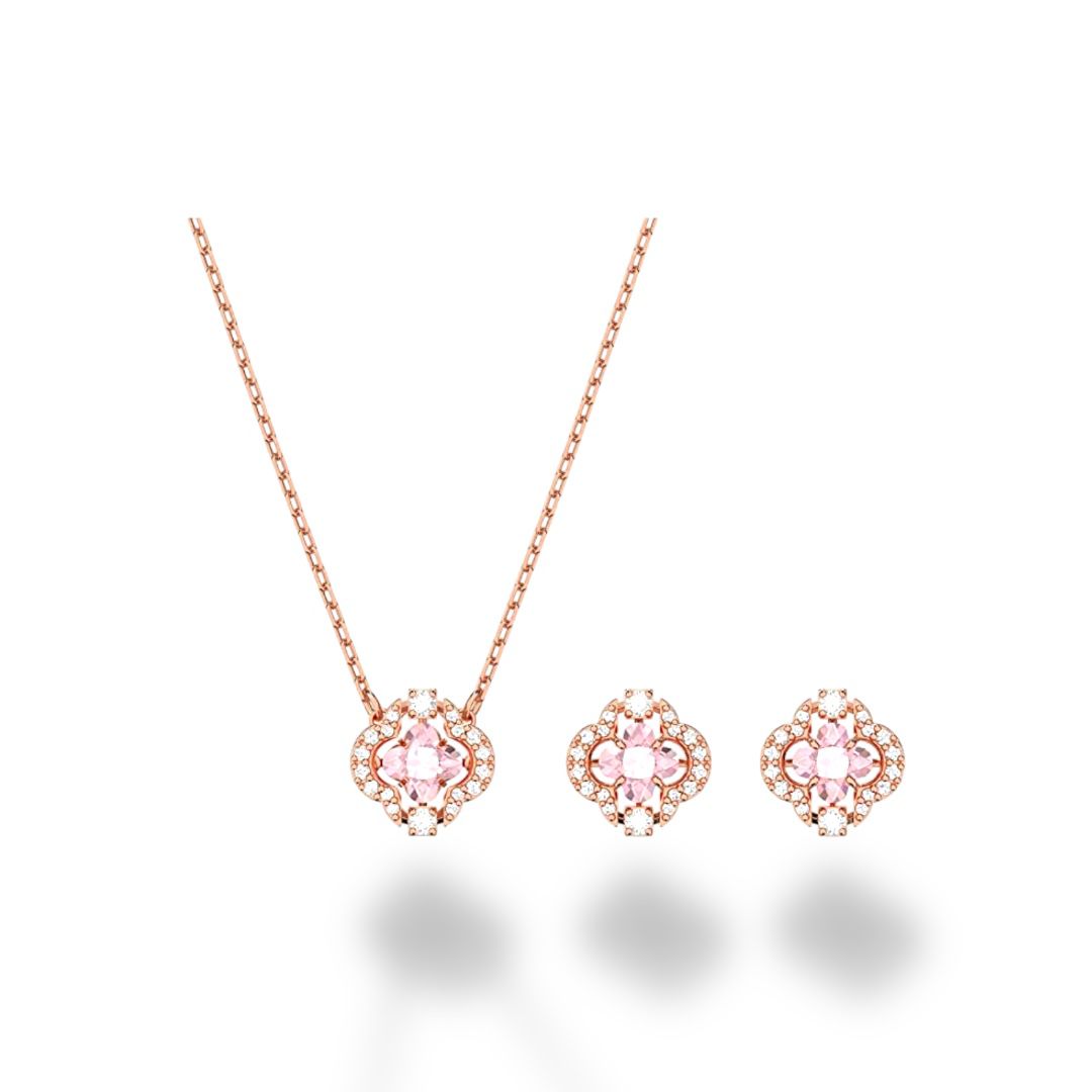 SWAROVSKI -  PINK SPARKLING DANCE COLLECTION SET