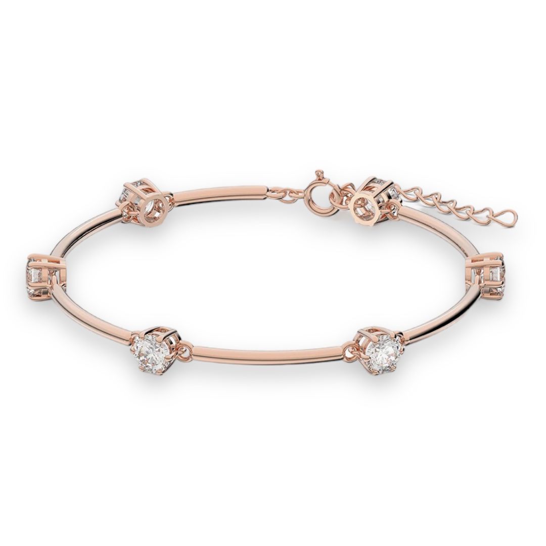 SWAROVSKI - CONSTELLA COLLECTION ROSE GOLD BANGAL BRACELET