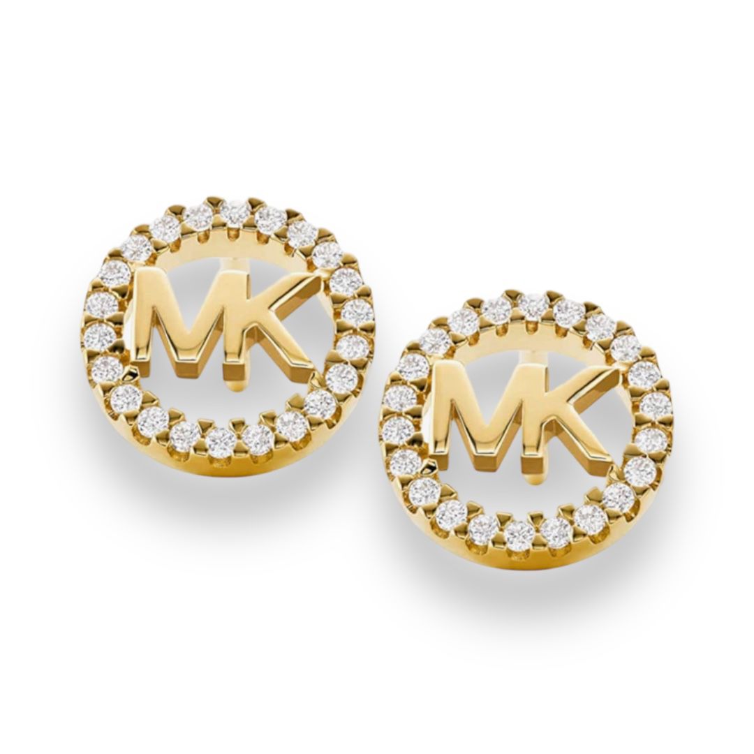 MICHAEL KORS - KORS LOVE GOLD STUD EARRINGS MKC1247AN710