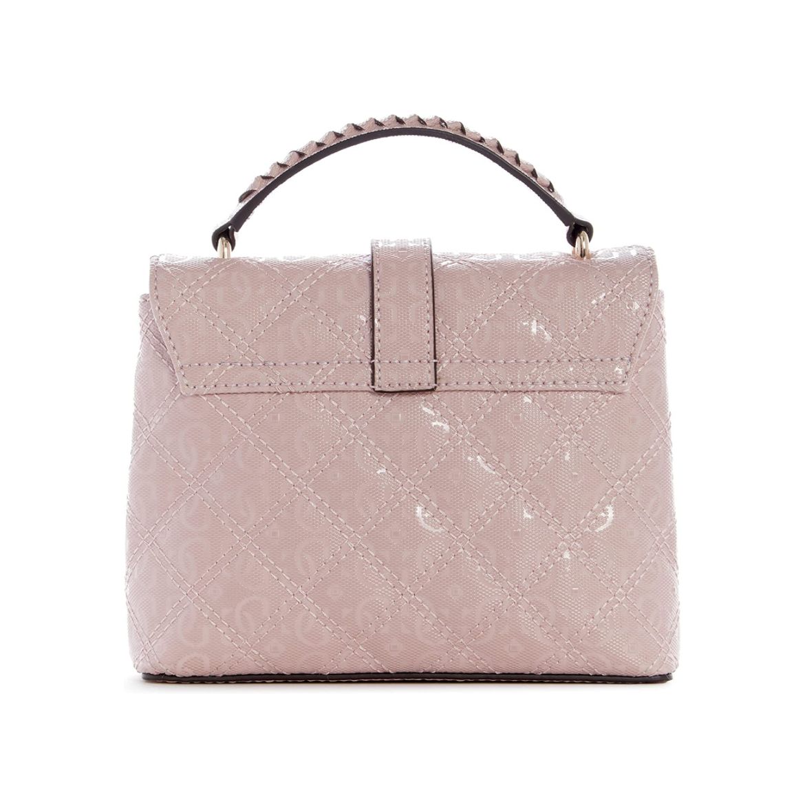 GUESS - GAIA MINI QUILTED CROSS BODY BAG - BLUSH PINK